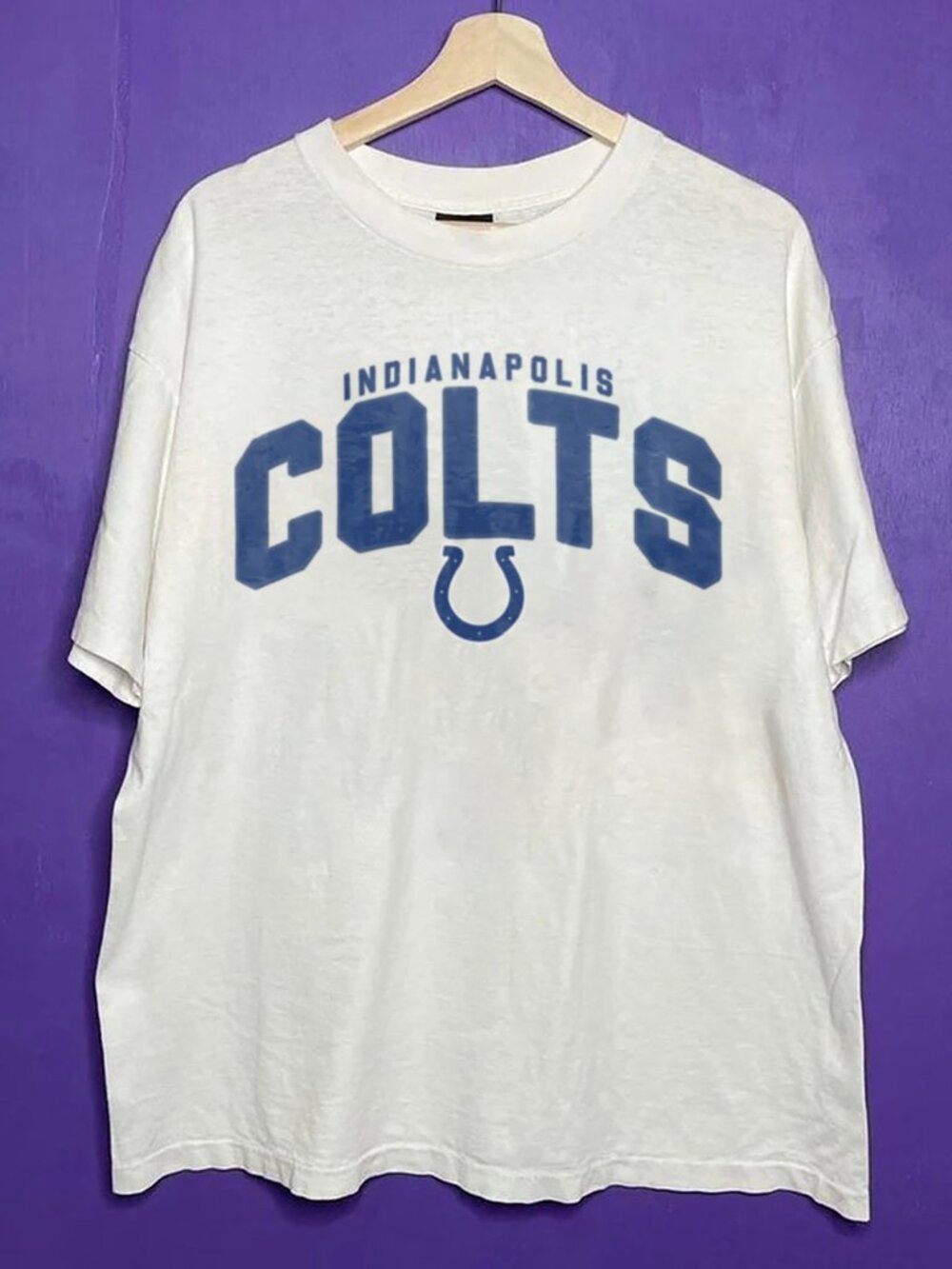 Vintage 90s Indianapolis Colts Crewneck Logo Shirt, Retro NFL Football Shirt Tee